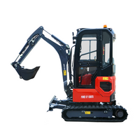1.8 Ton Tailless Mini Excavator With Closed Cabin