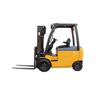 Four Wheel Drive Electric Forklifts Advanced Battery Powered Forklift with Pump for Backward