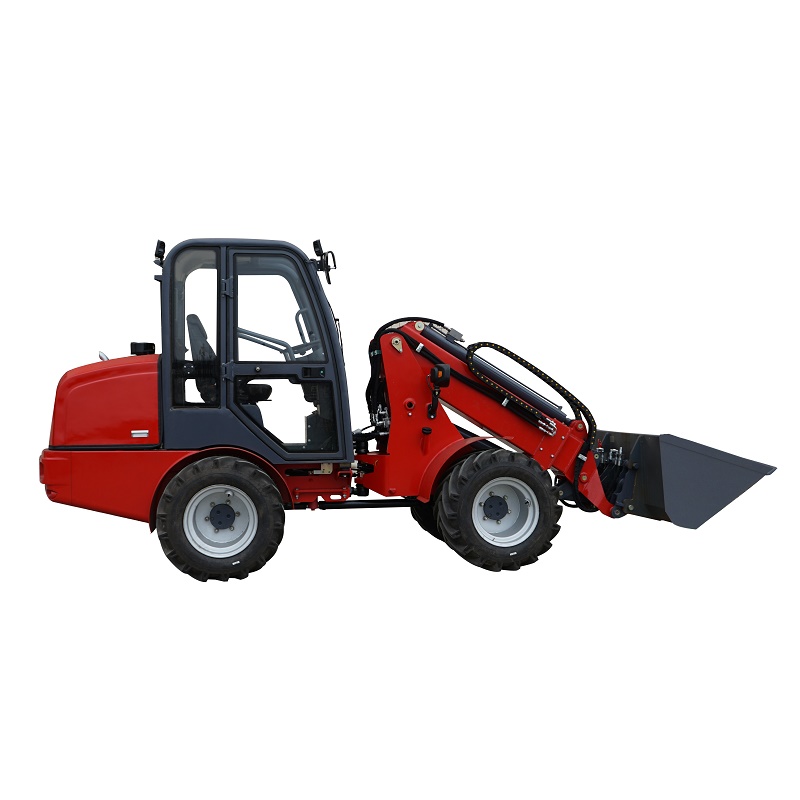 Compact Wheel Loader with Arm Extensions for Farm