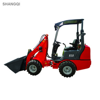 Garden Orchard Farmland Mini Tractor Wheel Front Loader
