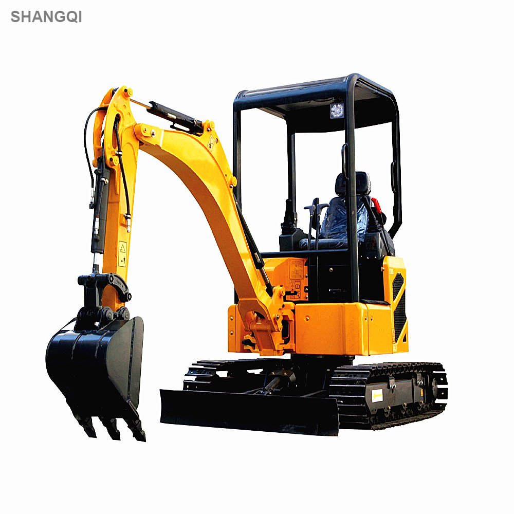 1 Ton Small Digger Mini Excavator with Arm Swing from China