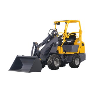 Electric Wheel Loader with hydraulic system for ditching
