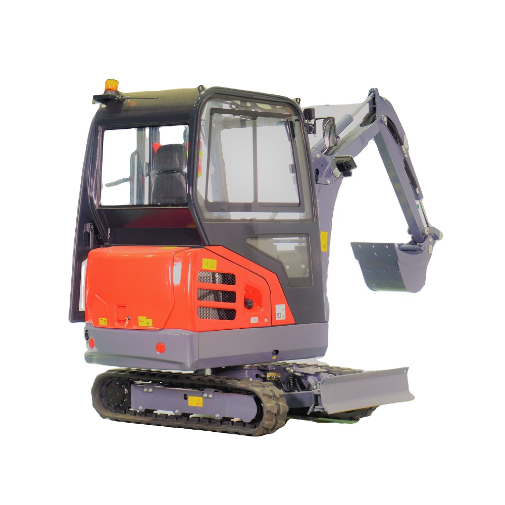 Hot Sale 2T Mini Excavator With Enclosed Cabin for Ditching