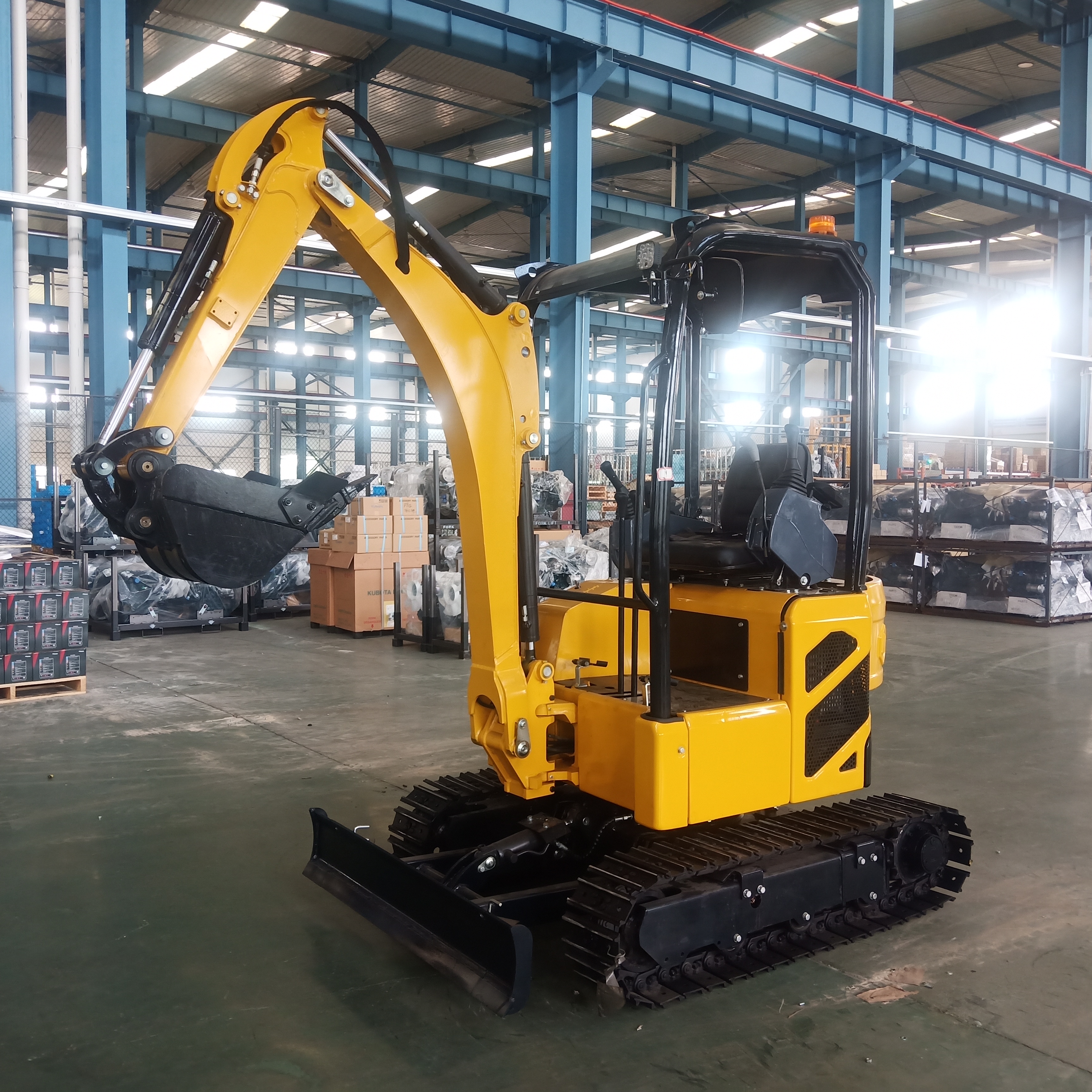 1.8 Tons Zero Tail Excavator with Boom Swing Mini Bagger