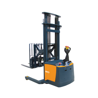 High Efficiency Extended Reach Forklift Truck 2 Ton Electric Reach Stacker Forklift with Forks Tilting