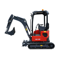 1.8 Ton Tailless Small Digger Bagger Mini Compact Excavator with Ce